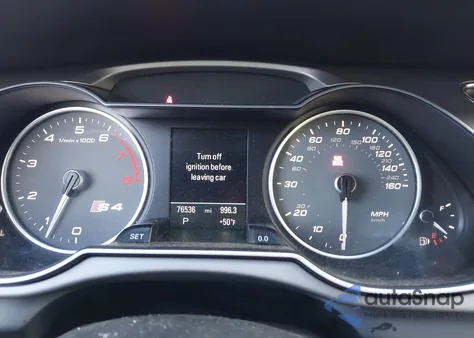 2013 Audi S4 3.0T Premium Plus из США, поврежденный, VIN WAUKGAFL8DA128317